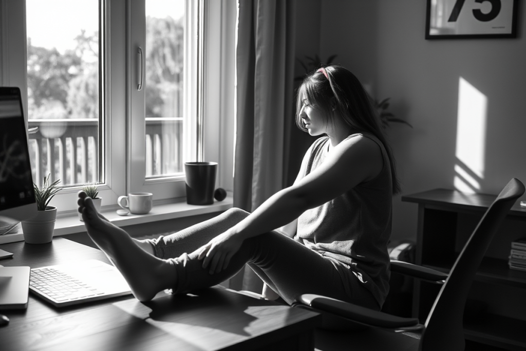 Budget Desk Stretches At Home No Equipment