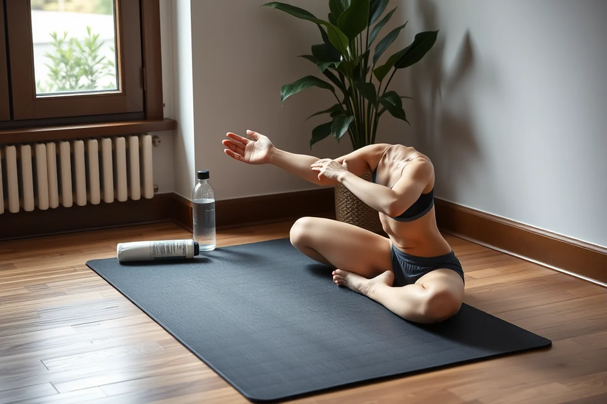 budget desk stretches at work — Budget Desk Stretches At Work