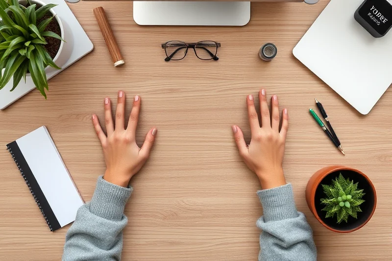 budget desk stretches at work — Budget Desk Stretches At Work (the finished result)