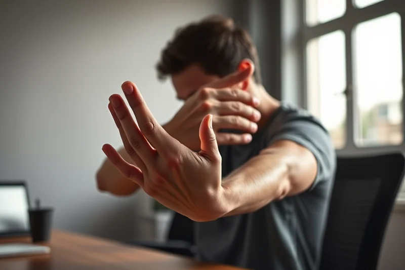 how to desk stretches equipment — How To Desk Stretches Equipment (step by step)