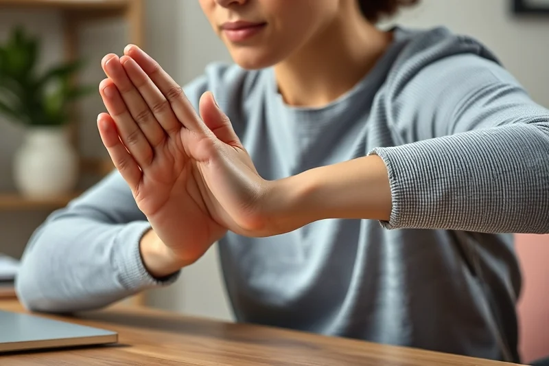 simple desk stretches home — Simple Desk Stretches Home (step by step)