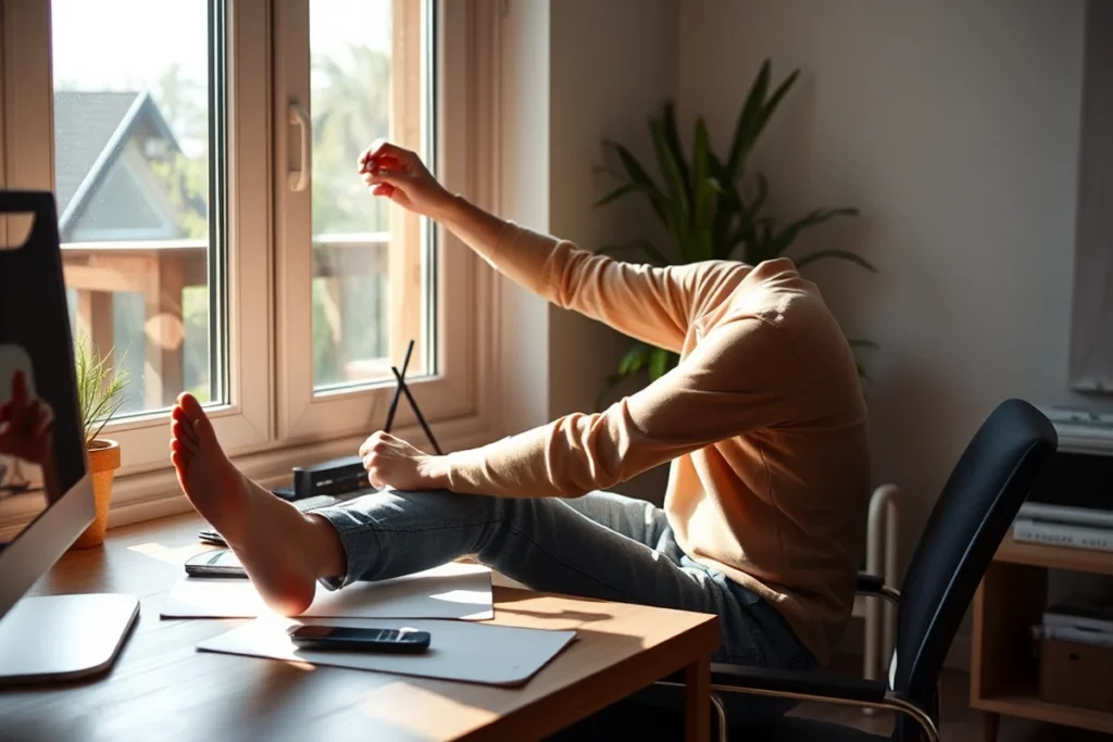Stretches For Desk Job Without Tools